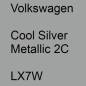 Preview: Volkswagen, Cool Silver Metallic 2C, LX7W.